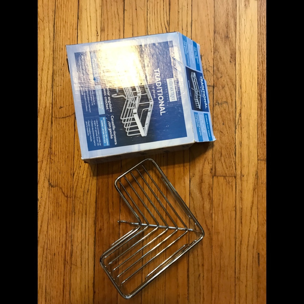 Brand new metal corner basket